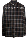 Check Logo Long Sleeve Shirt - 1017 ALYX 9SM - BALAAN 2