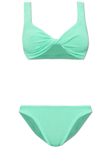 Hunza G Two-piece Swimsuit Juno, Women's, Green - HUNZA G - BALAAN 1