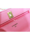 Classic WOC Gold Ball Lambskin Mini Cross Bag Pink - CHANEL - BALAAN 9