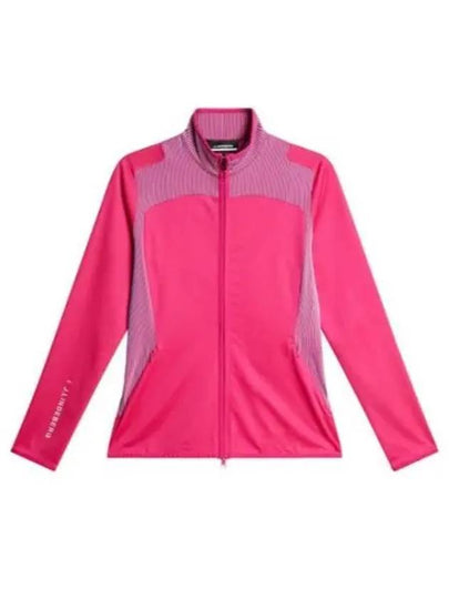 Women's Thelma Thermolight Mid-Layer Zip-Up Jacket Pink Peacock - J.LINDEBERG - BALAAN 2