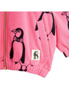 Kids Penguin Fleece Jacket Pink 11000091 28 - MINI RODINI - BALAAN 4