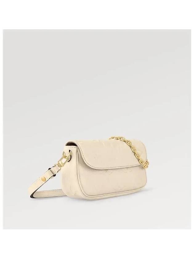 Ivy Crossbody Bag On Chain Monogram Empreinte Cream - LOUIS VUITTON - BALAAN 4