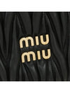 Matelasse Nappa Leather Bucket Bag Black - MIU MIU - BALAAN 6