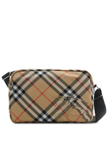 Vintage Check Messenger Bag Beige - BURBERRY - BALAAN 1