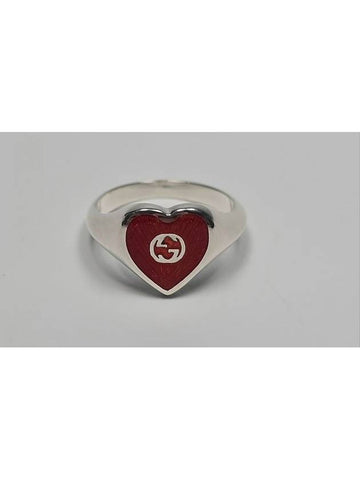 G Interlocking Heart Ring No 8 - GUCCI - BALAAN 1