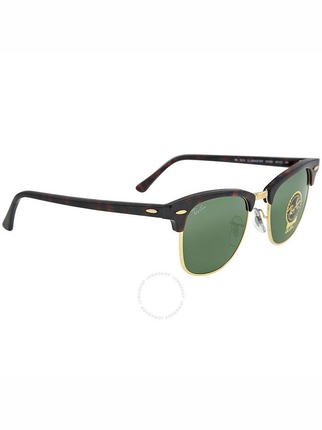 Eyewear Clubmaster Gold Metal Sunglasses Tortoise Green - RAY-BAN - BALAAN 4