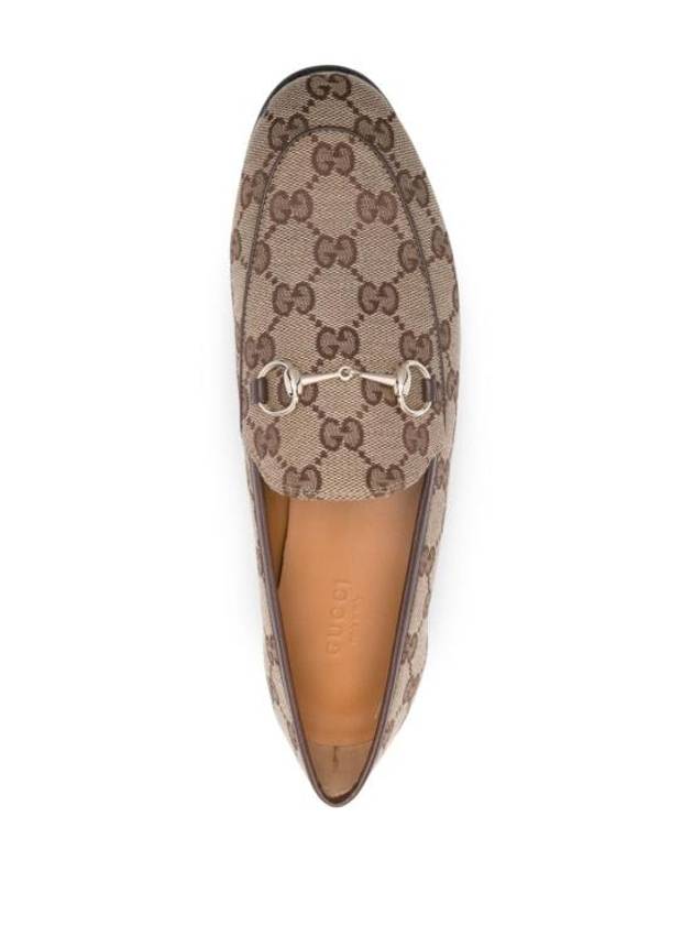 Jordan Ebony Original GG Canvas Loafer Beige - GUCCI - BALAAN 5