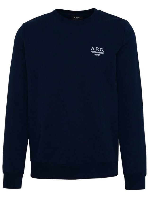 Rider Chest Small Logo Sweatshirt Navy - A.P.C. - BALAAN 4