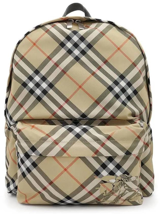 Nova Check Backpack Beige - BURBERRY - BALAAN 2