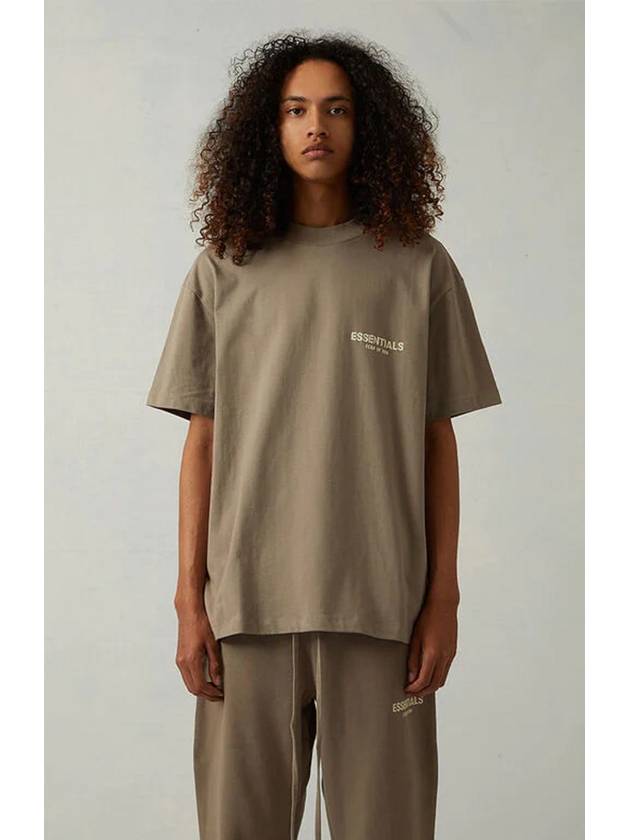 Fear of God Essentials Short Sleeve TShirt Brown Taupe - FEAR OF GOD ESSENTIALS - BALAAN 2