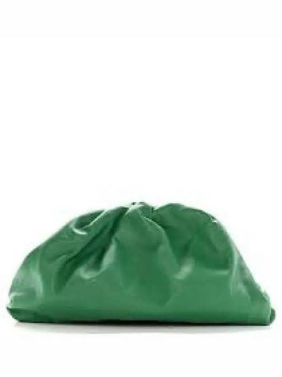 Calfskin Polamide Pouch Bag Green - BOTTEGA VENETA - BALAAN 2