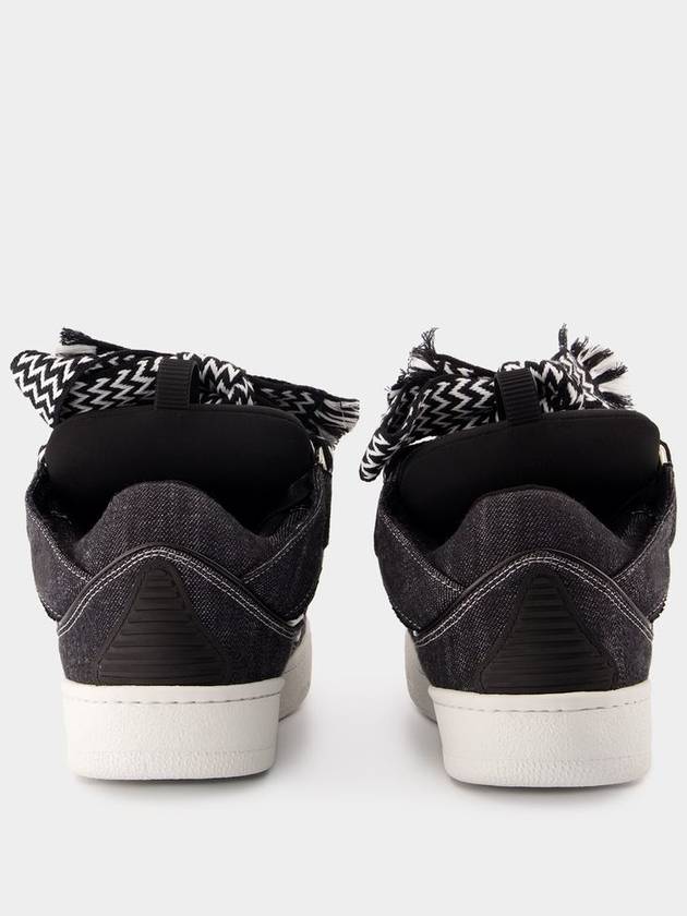 Curb Sneakers - Lanvin - Cotton - Black - LANVIN - BALAAN 3