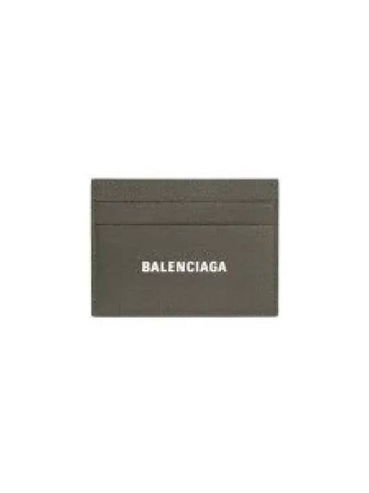 Logo Print Cash Card Holder Dark Green - BALENCIAGA - BALAAN 2