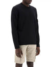 Raw Hand Cotton Crewneck Knit Top Navy - STONE ISLAND - BALAAN 3