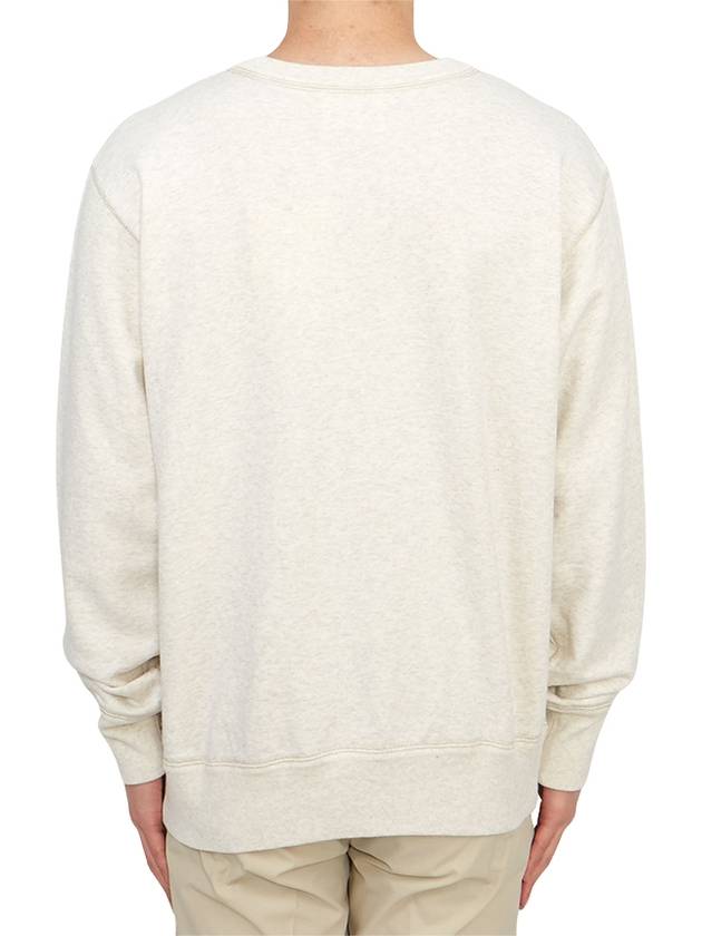 Mike Logo Cotton Sweatshirt Ecru - ISABEL MARANT - BALAAN 4