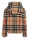 Check Fleece Zip-Up Hoodie Archive Beige - BURBERRY - BALAAN 4