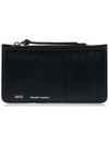 Lettering Logo Card Wallet Black - AMI - BALAAN 2