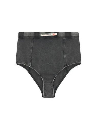 Women s Washed Logo Label Briefs Black - DIESEL - BALAAN 1