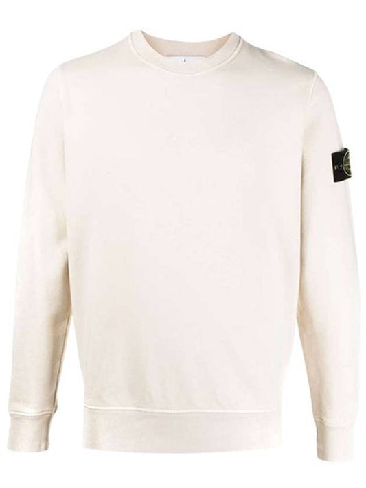 Men's Wappen Patch Sweatshirt Ivory - STONE ISLAND - BALAAN 1