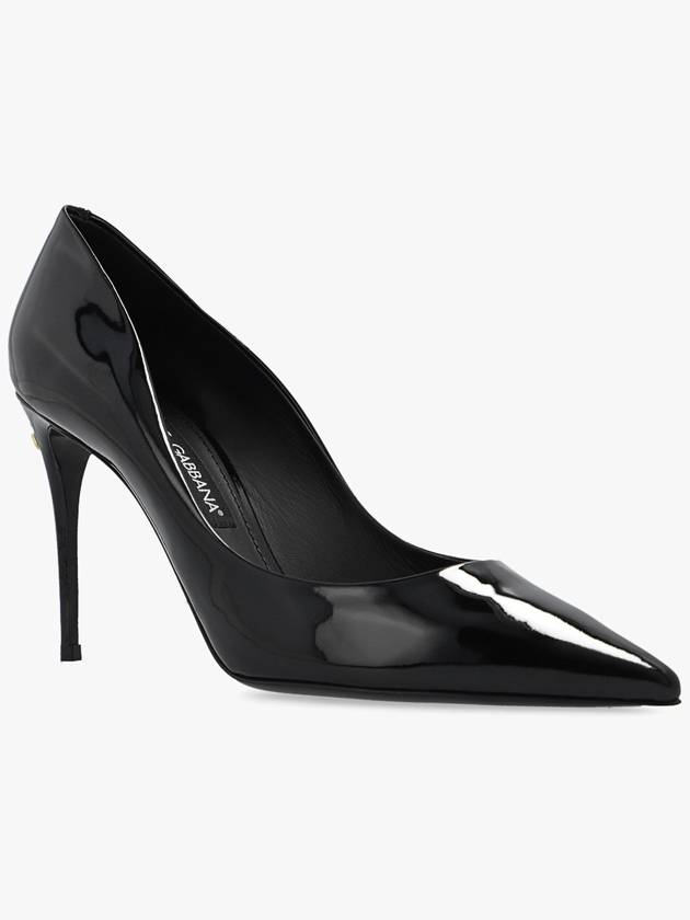 Patent Leather Pointed Pumps Black - DOLCE&GABBANA - BALAAN 5