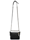 Gabrielle Calfskin Small Hobo Cross Bag Black - CHANEL - BALAAN 7