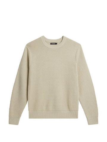 Oliver Structure Sweater Oyster Grey - J.LINDEBERG - BALAAN 1