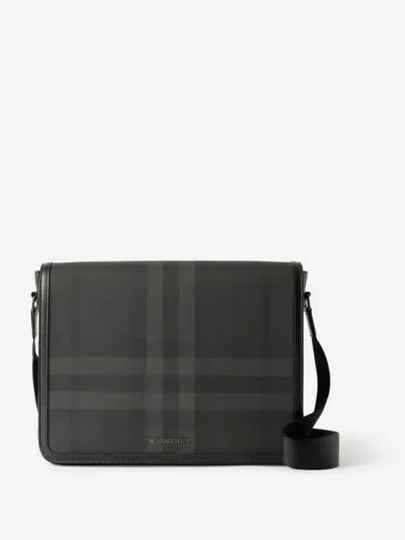 Check Logo Messenger Bag Grey - BURBERRY - BALAAN 2