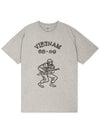 Wild Donkey Men s Graphic Printing Heather Gray Short Sleeve T Shirt VIETNAM OVERDYED - WILD DONKEY - BALAAN 3