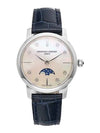 Women’s Classic Slimline Moonphase Watch Silver Blue - FREDERIQUE CONSTANT - BALAAN 2