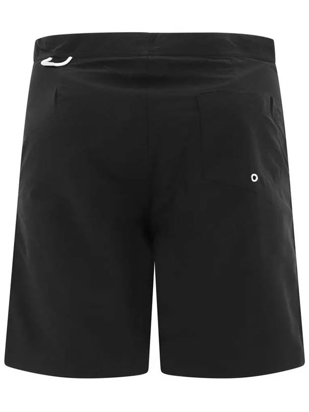 Logo Print Nylon Swimming Shorts Black - CELINE - BALAAN 4