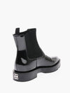Monogram Shiny Leather Chelsea Boots - GIVENCHY - BALAAN.