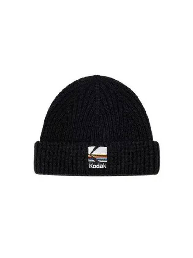 KODAK Apparel Rainbow Short Beanie BLACK - KODO - BALAAN 1