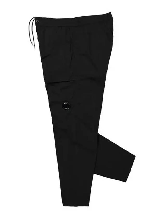 Chrome-R Loose Cargo Track Pants Black - CP COMPANY - BALAAN 4