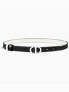 30 Montaigne Reversible Leather Belt Black - DIOR - BALAAN 2