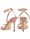 Dway Metallic Thread Embroidered Satin Sandal Heels Rose Des Vents - DIOR - BALAAN 7