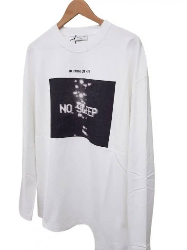 NUS19221 001 NO SLEEP TShirt White - IH NOM UH NIT - BALAAN 3