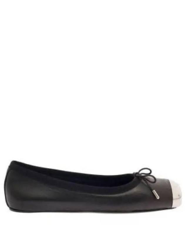 Metal Toe Ballerina Flats Black - ALEXANDER MCQUEEN - BALAAN 2