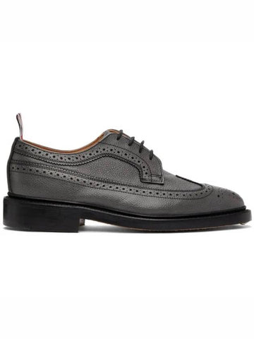 Classic Longwing Pebbled Grained Calfskin Brogue Gray - THOM BROWNE - BALAAN 1