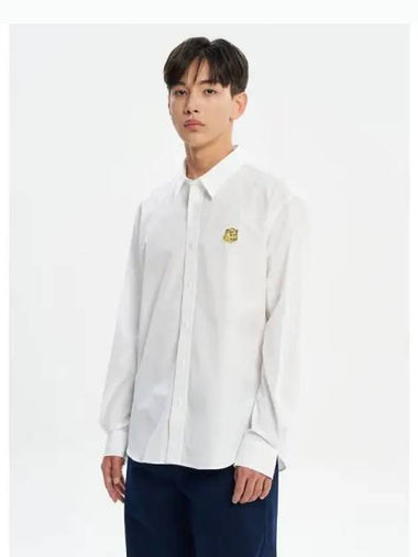 Men s Foxhead Patch Classic Shirt Blouse Southern White Domestic Product - MAISON KITSUNE - BALAAN 1