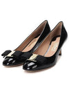 Salvatore Erice 55 Pumps Heel Black - SALVATORE FERRAGAMO - BALAAN.