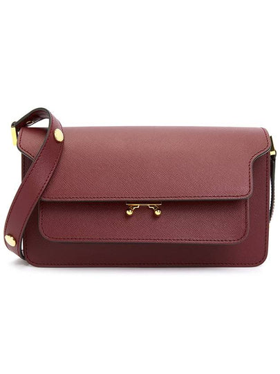 Trunk East West Shoulder Bag Wine - MARNI - BALAAN 2