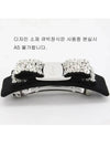 Vara Bow Black Hair Clip Silver - SALVATORE FERRAGAMO - BALAAN 4