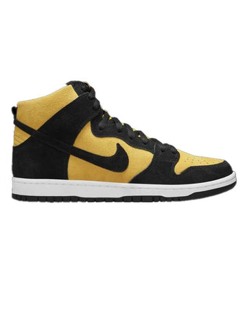 SB Dunk Pro High Top Sneakers Black Yellow - NIKE - BALAAN 1