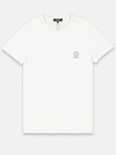 Medusa Logo Print Under Short Sleeve T-Shirt White - VERSACE - BALAAN 2