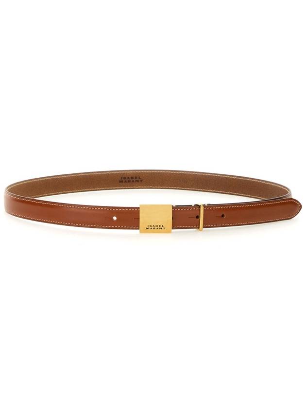 engraved buckle leather belt CE056CFAA3B41A - ISABEL MARANT - BALAAN 2