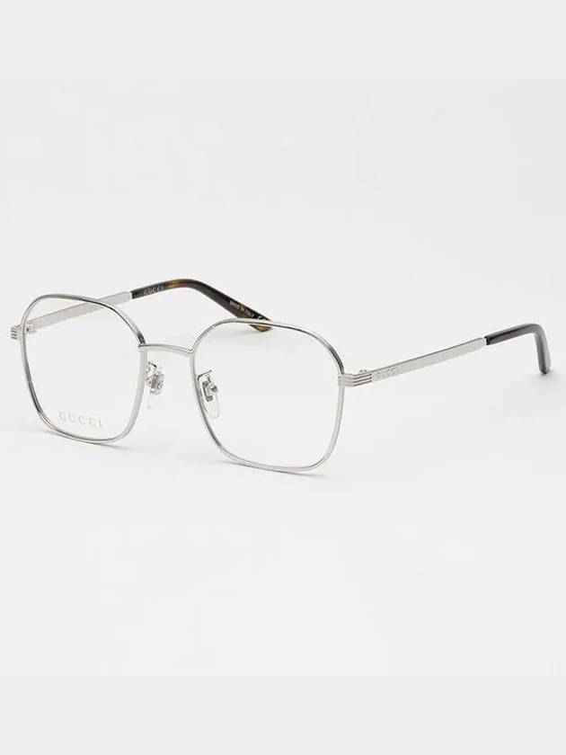 Eyewear Logo Square Eyeglasses Sillver - GUCCI - BALAAN 9