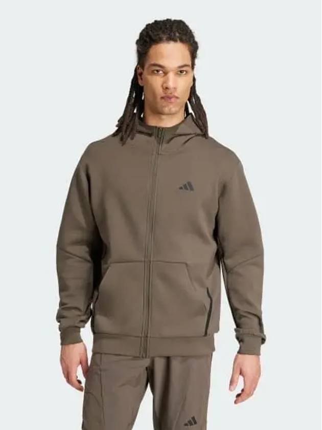 D4T Full Zip Track Jacket Men s Training Shadow Olive IY1133 740320 - ADIDAS - BALAAN 1