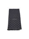 GG Microssima Two-Tone Wool Muffler Navy - GUCCI - BALAAN 3