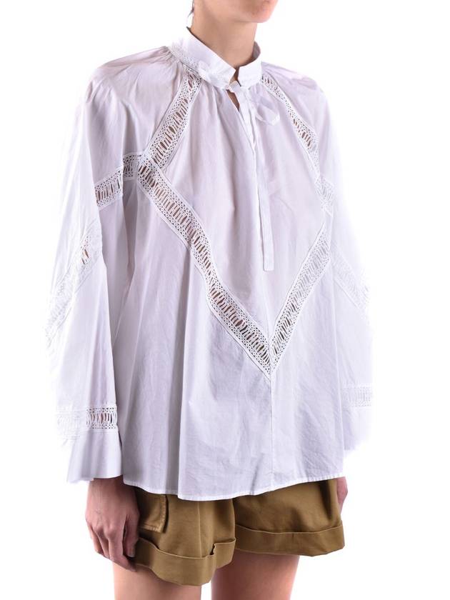 Shirt DC058PF0016PTD000 White - DONDUP - BALAAN 4