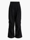 Tashio Beggy Nylon Straight Pants Black - MAX MARA - BALAAN 2